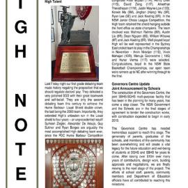 High Notes, Vol 19 No 30, 21 September 2018