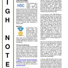 High Notes, Vol 19 No 32, 19 October 2018