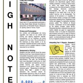High Notes, Vol 19 No 34, 2 November 2018