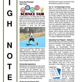High Notes, Vol 19 No 39, 7 December 2018