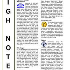 High Notes, Vol 11 No 1, 29 January 2010