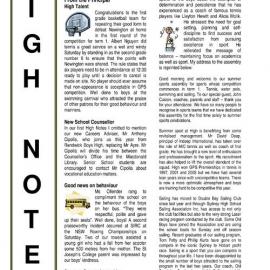 High Notes, Vol 11 No 3, 12 February 2010