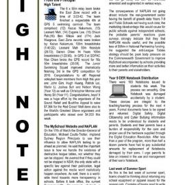 High Notes, Vol 11 No 8, 19 March 2010