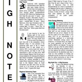 High Notes, Vol 11 No 9, 26 March 2010