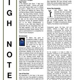 High Notes, Vol 11 No 12, 30 April 2010