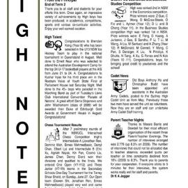 High Notes, Vol 11 No 21, 2 July 2010