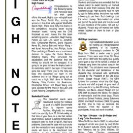 High Notes, Vol 11 No 24, 6 August 2010