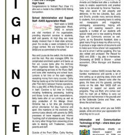 High Notes, Vol 11 No 25, 13 August 2010