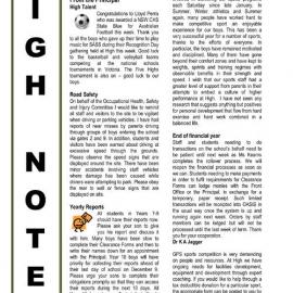 High Notes, Vol 11 No 39, 3 December 2010