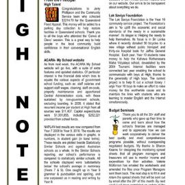 High Notes, Vol 12 No 5, 4 March 2011