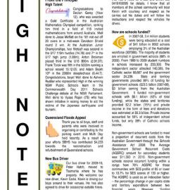 High Notes, Vol 12 No 7, 18 March 2011