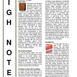 High Notes, Vol 12 No 9, 1 April 2011