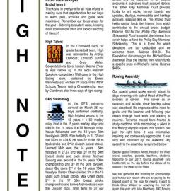 High Notes, Vol 12 No 10, 8 April 2011
