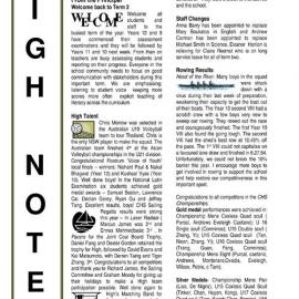 High Notes, Vol 12 No 11, 29 April 2011