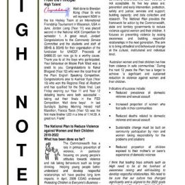 High Notes, Vol 12 No 14, 20 May 2011