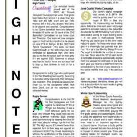 High Notes, Vol 12 No 17, 10 June 2011