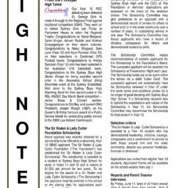 High Notes, Vol 12 No 18, 17 June 2011