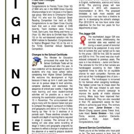 High Notes, Vol 12 No 24, 12 August 2011