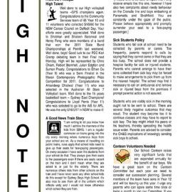 High Notes, Vol 12 No 27, 2 September 2011