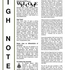 High Notes, Vol 12 No 31, 14 October 2011