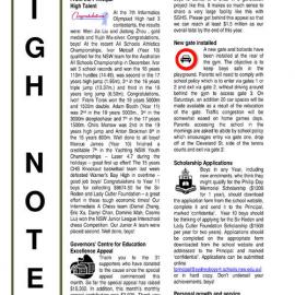 High Notes, Vol 12 No 32, 21 October 2011