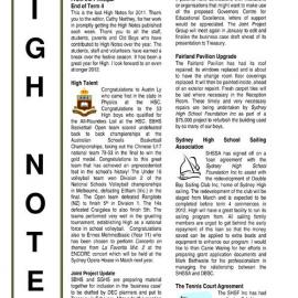 High Notes, Vol 12 No 40, 16 December 2011