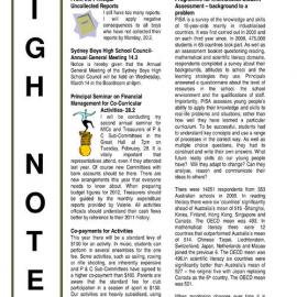 High Notes, Vol 13 No 3, 17 February 2012