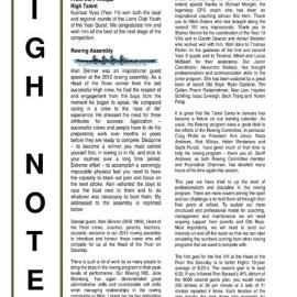 High Notes, Vol 13 No 7, 16 March 2012
