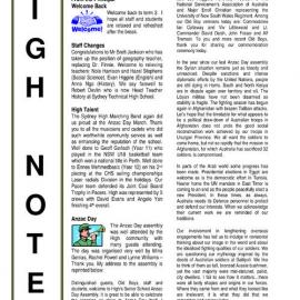 High Notes, Vol 13 No 11, 27 April 2012
