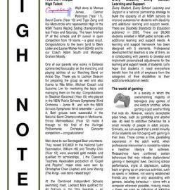High Notes, Vol 13 No 12, 4 May 2012