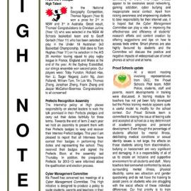High Notes, Vol 13 No 18, 15 June 2012