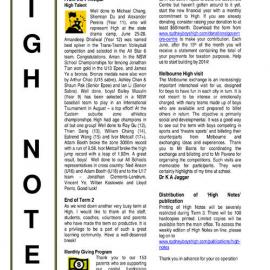 High Notes, Vol 13 No 20, 29 June 2012
