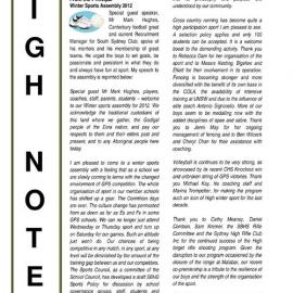 High Notes, Vol 13 No 23, 3 August 2012
