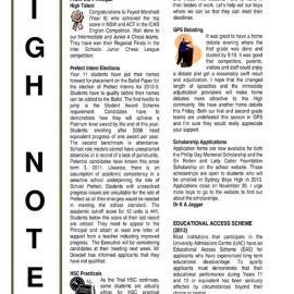 High Notes, Vol 13 No 26, 24 August 2012