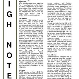 High Notes, Vol 14 No 3, 15 February 2013