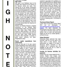 High Notes, Vol 14 No 10, 5 April 2013