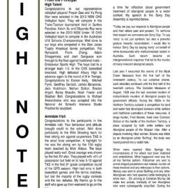 High Notes, Vol 14 No 16, 31 May 2013