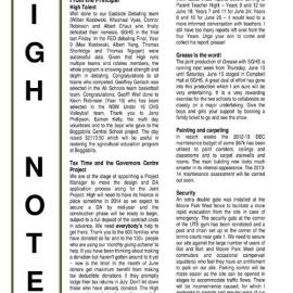 High Notes, Vol 14 No 17, 7 June 2013
