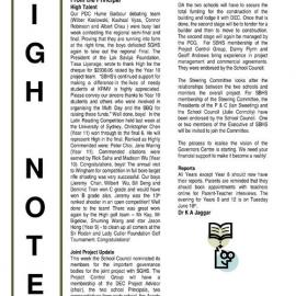 High Notes, Vol 14 No 18, 14 June 2013