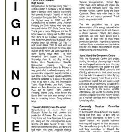 High Notes, Vol 14 No 19, 21 June 2013