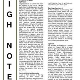 High Notes, Vol 14 No 20, 28 June 2013