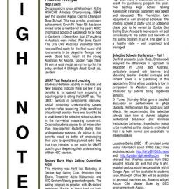 High Notes, Vol 14 No 35, 8 November 2013