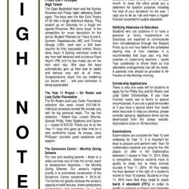 High Notes, Vol 14 No 37, 22 November 2013