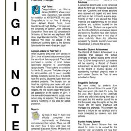 High Notes, Vol 14 No 38, 29 November 2013