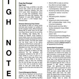High Notes, Vol 15 No 5, 28 February 2014