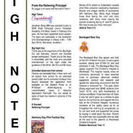 High Notes, Vol 15 No 10, 4 April 2014