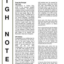 High Notes, Vol 15 No 14, 16 May 2014