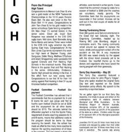 High Notes, Vol 15 No 16, 30 May 2014