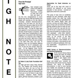 High Notes, Vol 15 No 17, 6 June 2014