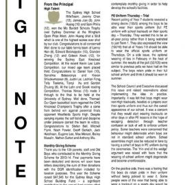 High Notes, Vol 15 No 19, 20 June 2014